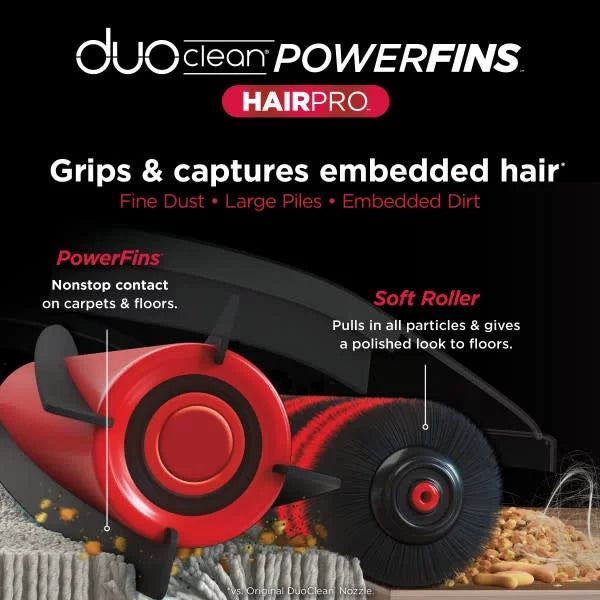 Shark Stratosâ?UltraLightâ?Corded Stick Vacuum with DuoCleanÂ® PowerFinsâ?HairProâ? Self-Cleaning Brushroll, and Odor Neutralizer Technology, HZ3000
